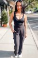 Butter Soft Wide Cargo Pants Black