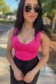 V-Neck Crop Top Fuchsia