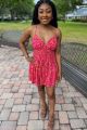 Print Ruffle Romper