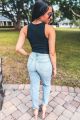 High Rise Mom Jean Light
