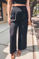 Wide Leg Trousers Black