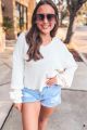 Waffle Hoodie Cream