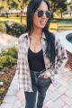 Flannel Blouse Blue