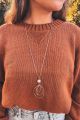 Pearl Pendant Necklace Gold