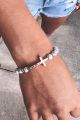 Cross Bracelet White