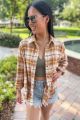 Plaid Blouse Yellow