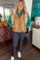 Puffer Vest Brown