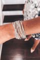 Crystal Bracelet Set Silver