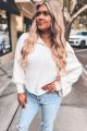 Collared Sweater Cream