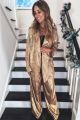 Metallic Blazer Gold