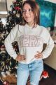 Merry Sweater White