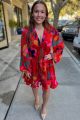 Print Dress Red
