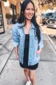 Oversized Denim Jacket Light