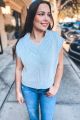 Knit Vest Blue