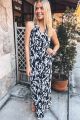 Floral Maxi Dress Navy