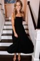 Knot Back Maxi Black