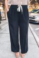 Linen Pants Black