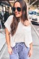 Short Sleeve Sweater Sand