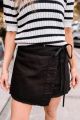 Denim Skort Black