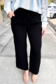Linen Pants Black