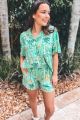 Print Shorts Mint
