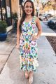 Print Maxi Dress Multi