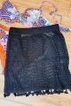 Crochet Skirt Black