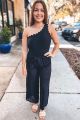 Sheer Wide Leg Pants Black