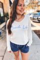Beach Life Sweater White