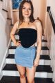 Denim Skort Blue