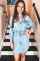Button Down Dress Blue