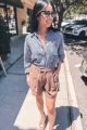 Linen Shorts Mocha