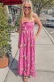 Floral Jumpsuit Pink