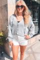 Bow Detailed Cardigan Heather Grey
