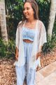 Sequin Mesh Cardigan
