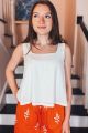 Square Neck Tank Off White