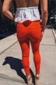Mid Rise Skinny Red