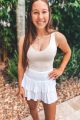 V-Neck Tank Ecru