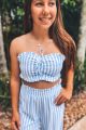 Striped Crop Top