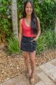 Denim Wrap Skort Black