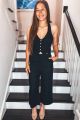 Halter Jumpsuit Black