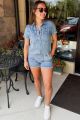 Chambray Shorts