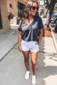 Linen Shorts White