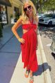 Halter Cut Out Maxi Dress
