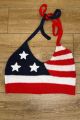 Flag Halter Top Red
