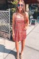 Paisley Sundress Coral