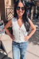 Knit Vest White