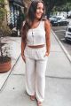 Striped Pants Khaki
