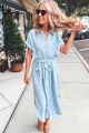 Striped Midi Dress