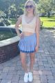 Tennis Skirt Sky